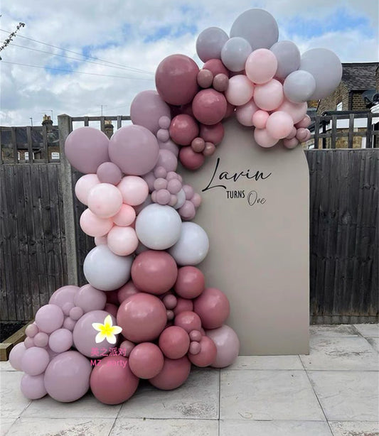 Mauve Balloon Arch Kit