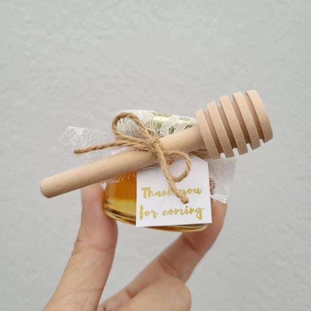 Glass Mini Honey Jars