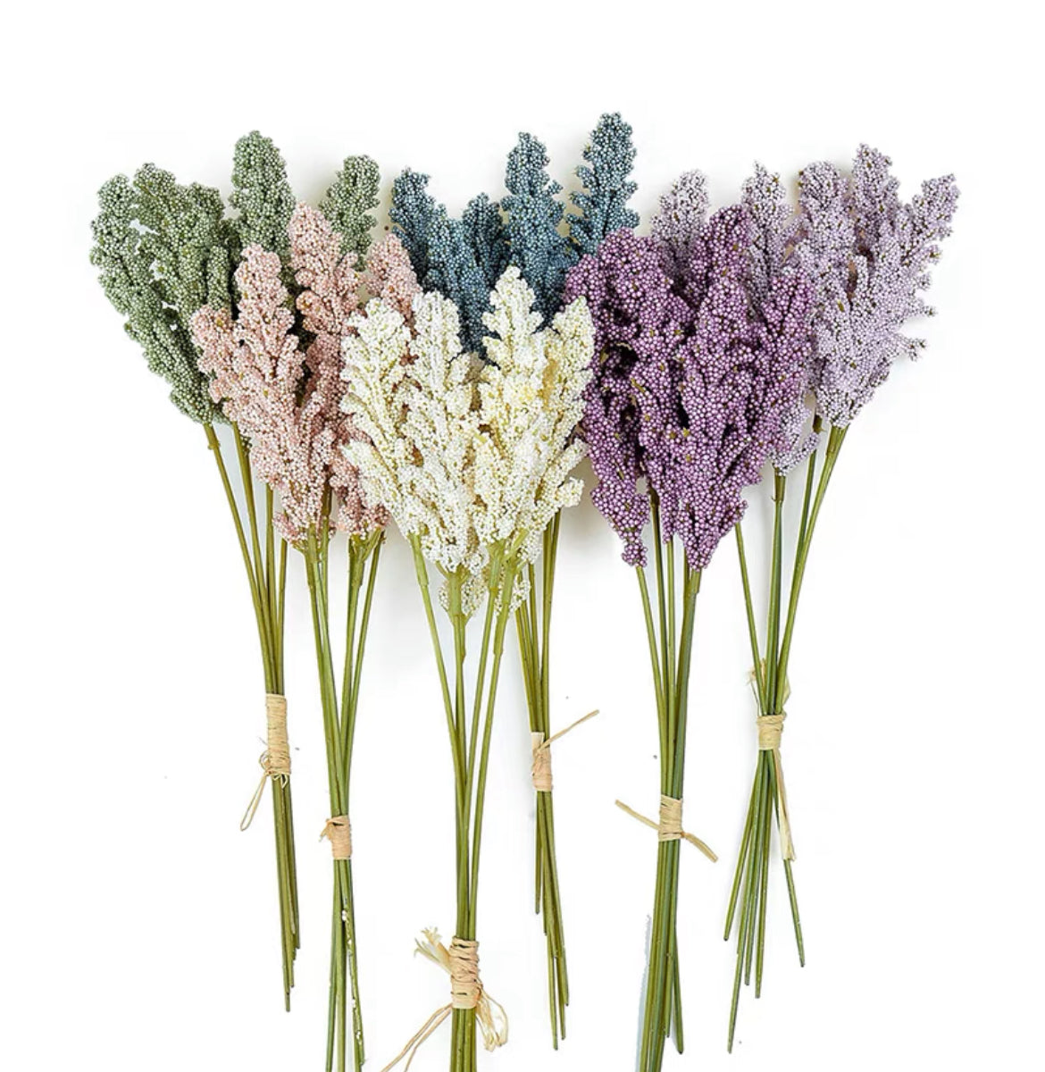 Multi-Colored Lavender/Millet Flower Material Pack