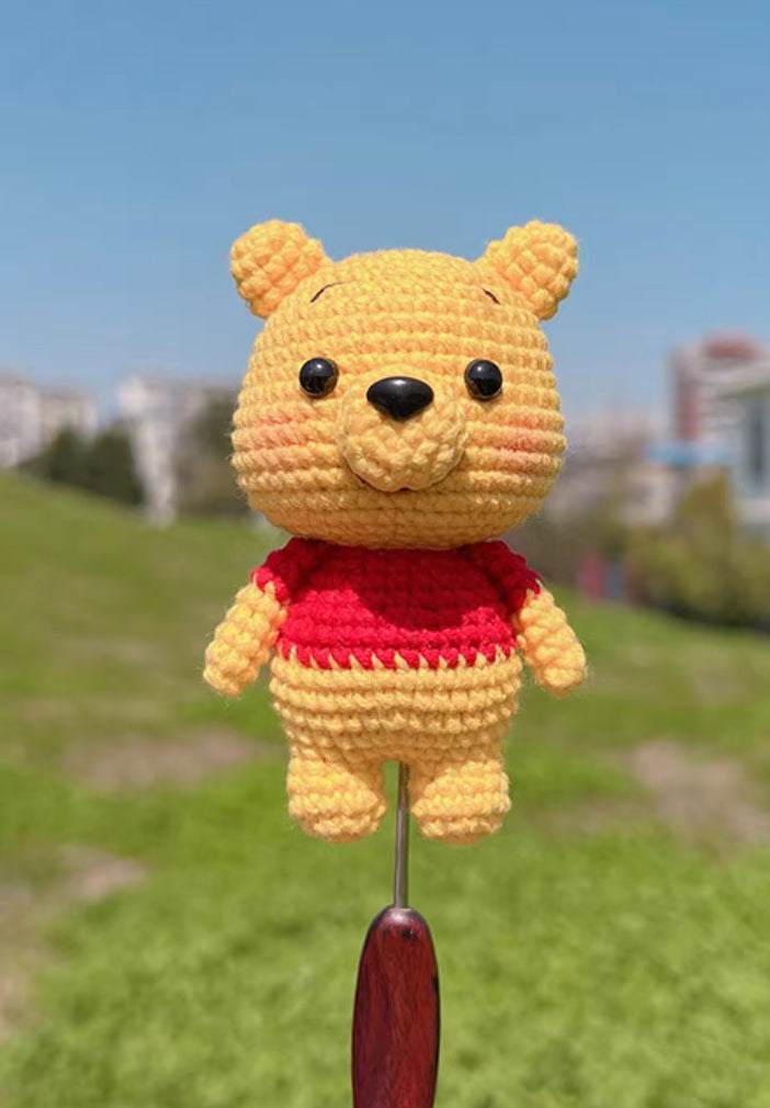 Handmade Crochet Dolls - Pooh and Piglet