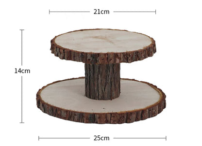 Rustic Wooden Display Stands