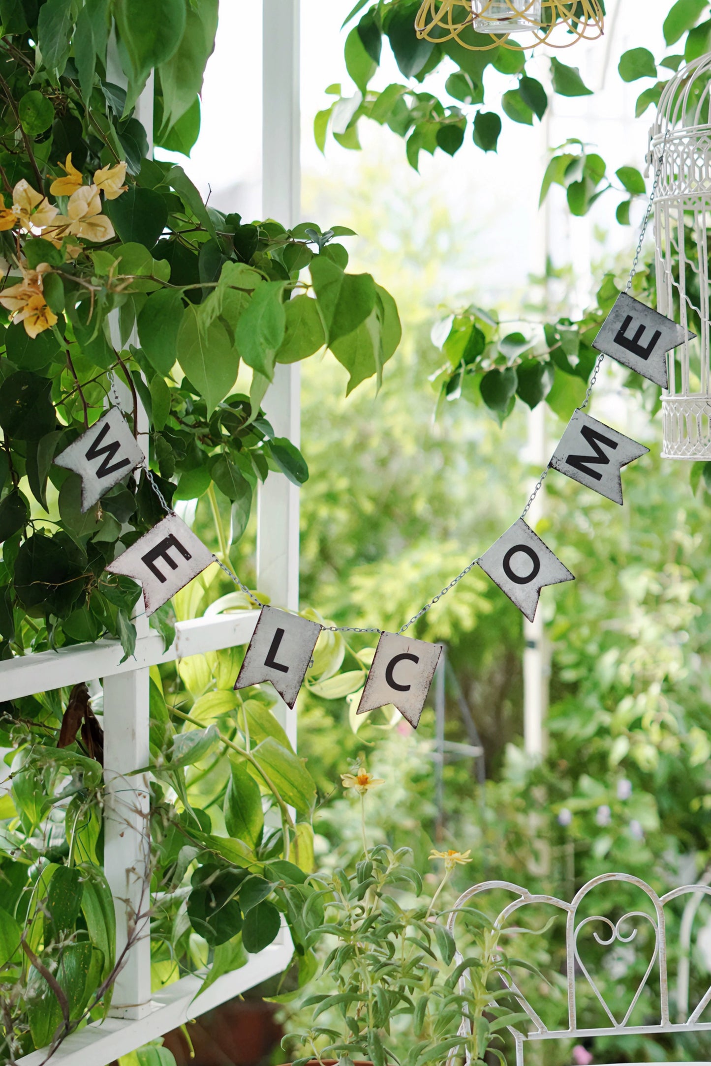 Rustic Welcome Banner