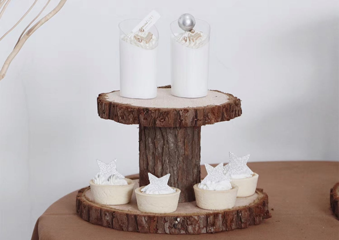 Rustic Wooden Display Stands