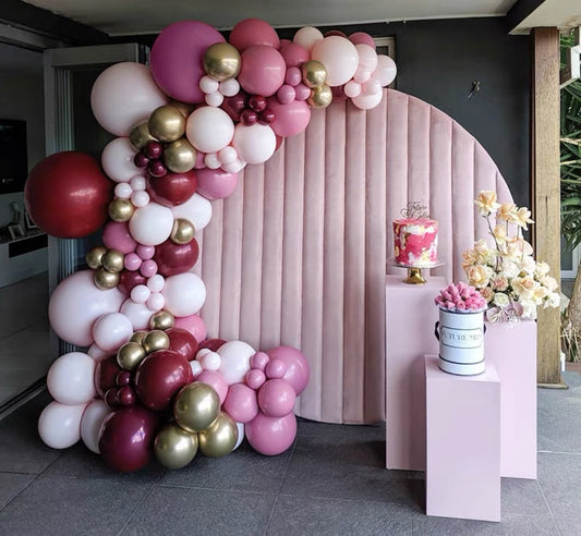 Pink + Red Balloon Arch Kit