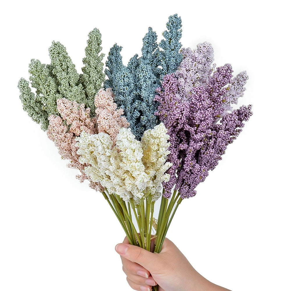 Multi-Colored Lavender/Millet Flower Material Pack