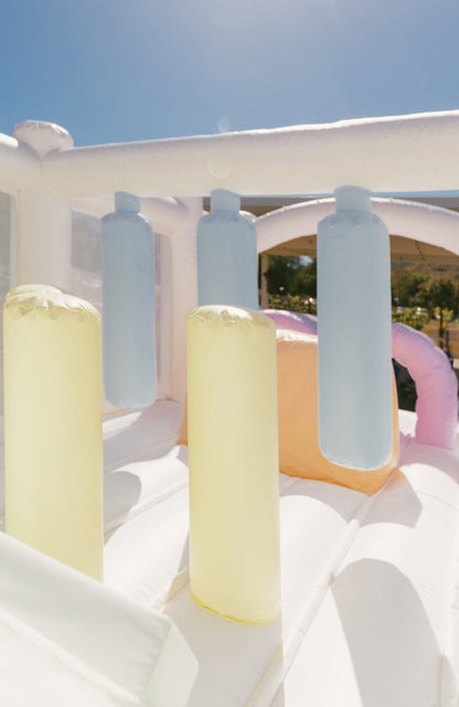 White Obstacle Course Inflatable Rental