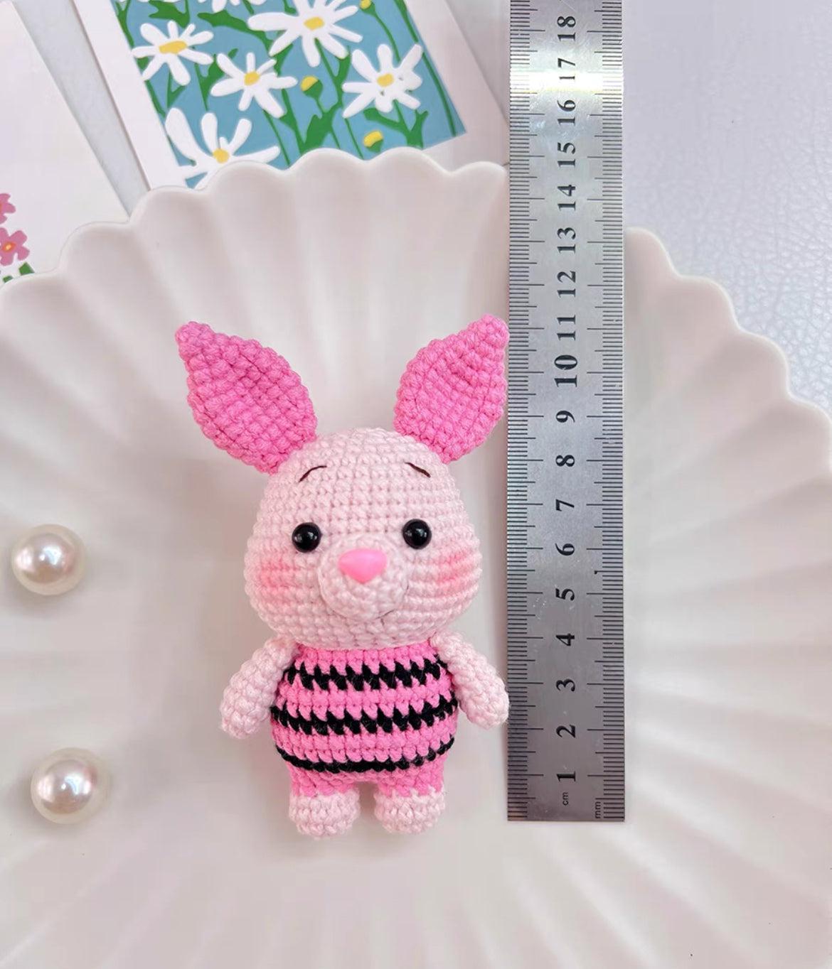 Handmade Crochet Dolls - Pooh and Piglet