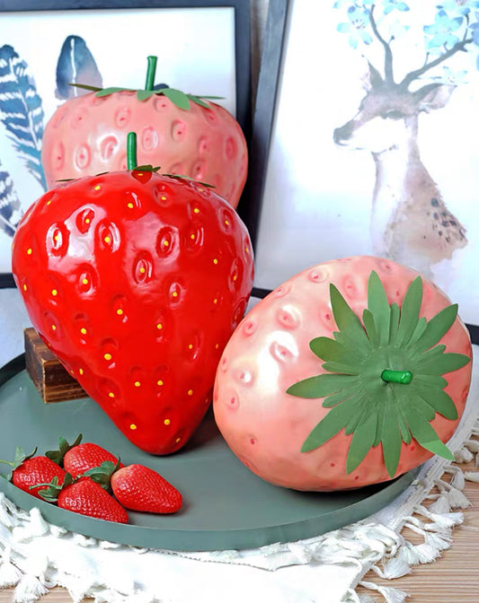 Large Strawberry Decoration