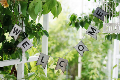 Rustic Welcome Banner