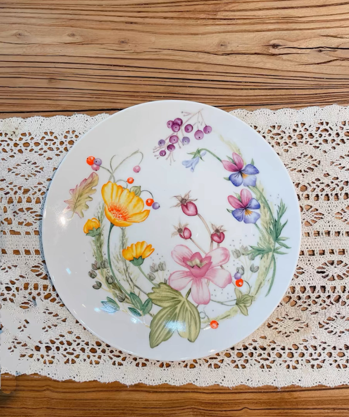 Floral Plates