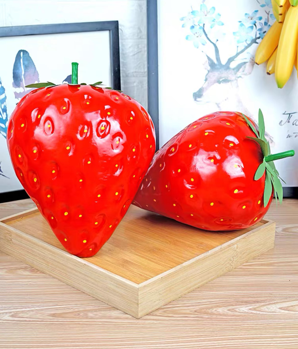 Large Strawberry Decoration