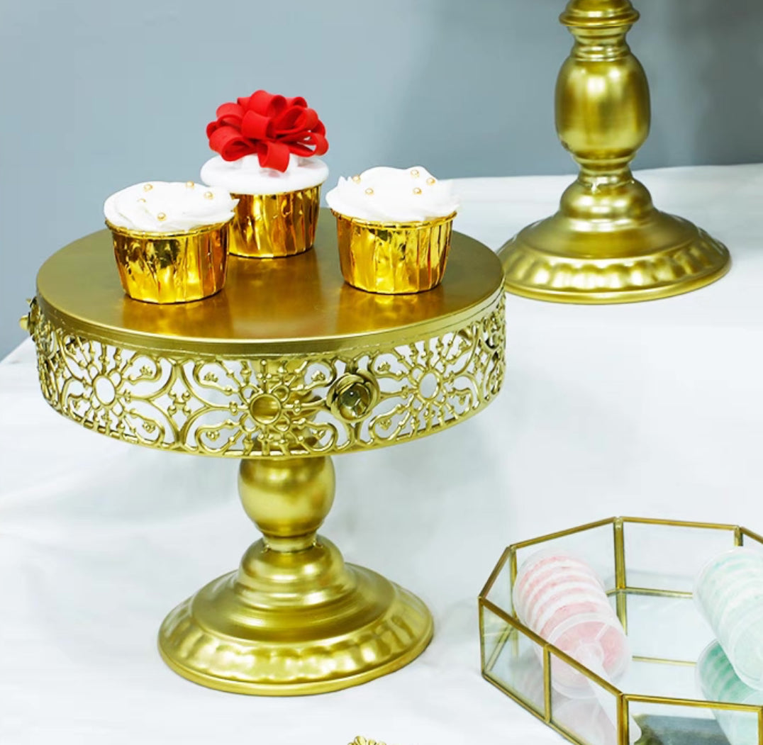 Elegant Gold Desert Display