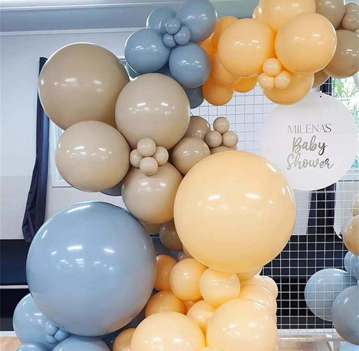 Blue + Yellow Balloon Arch Kit