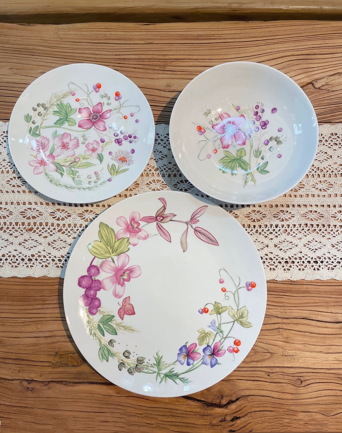 Floral Plates