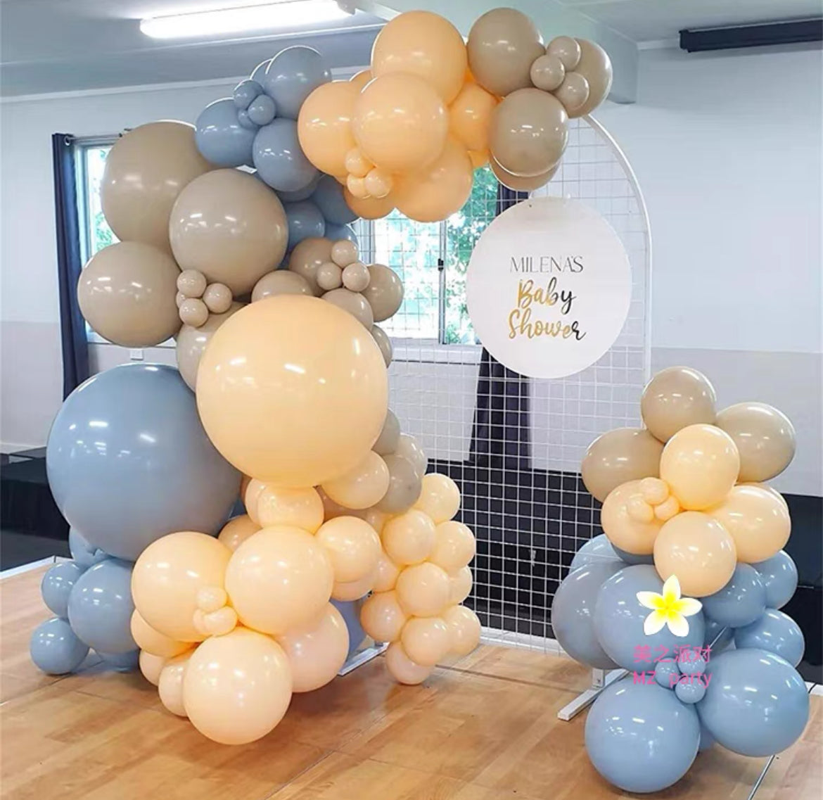 Blue + Yellow Balloon Arch Kit