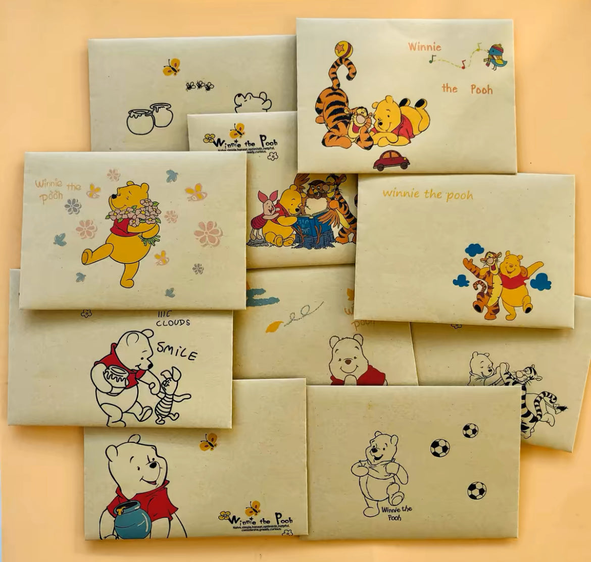 Winnie the Pooh Envelopes and Notepad