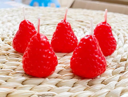 Strawberry-Shaped Candle (10 Pack)