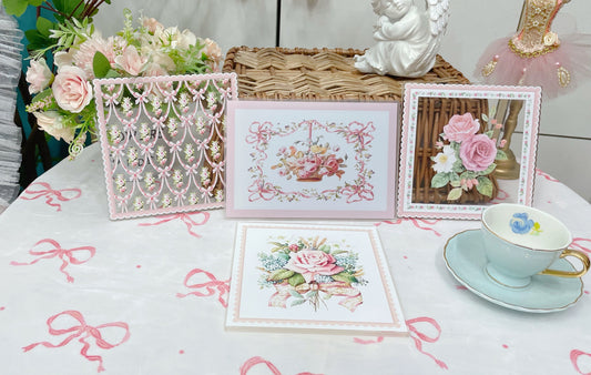 Elegant Pink Floral Decor