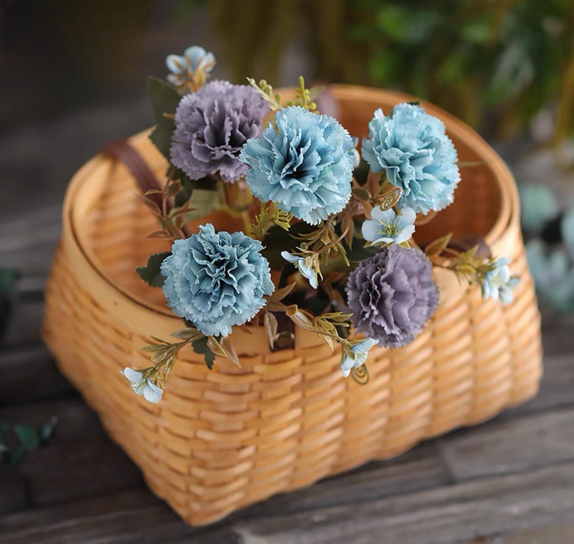 Faux flower bouquet